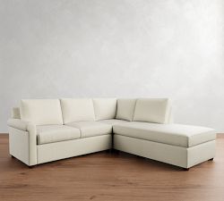 Cameron Modern Roll Arm 3-Piece Bumper Sectional (100")
