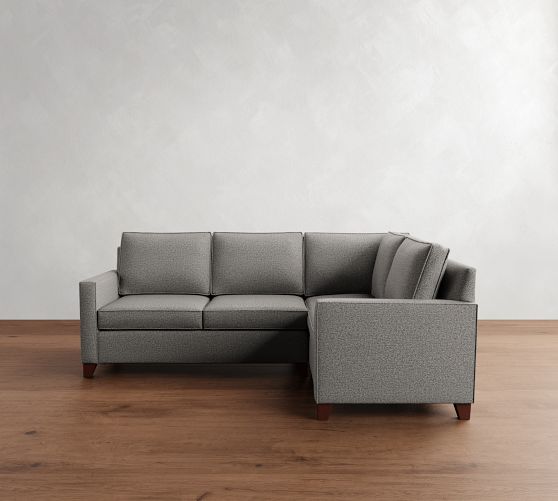Cameron Square Arm 3-Piece Sectional (101") by Pottery Barn