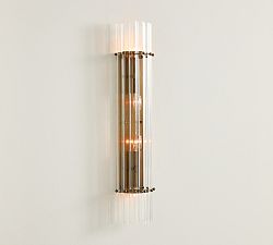 Mallory Crystal Double Sconce (27")