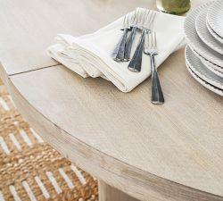 Cayman Round Pedestal Extendable Dining Table (48"-66")