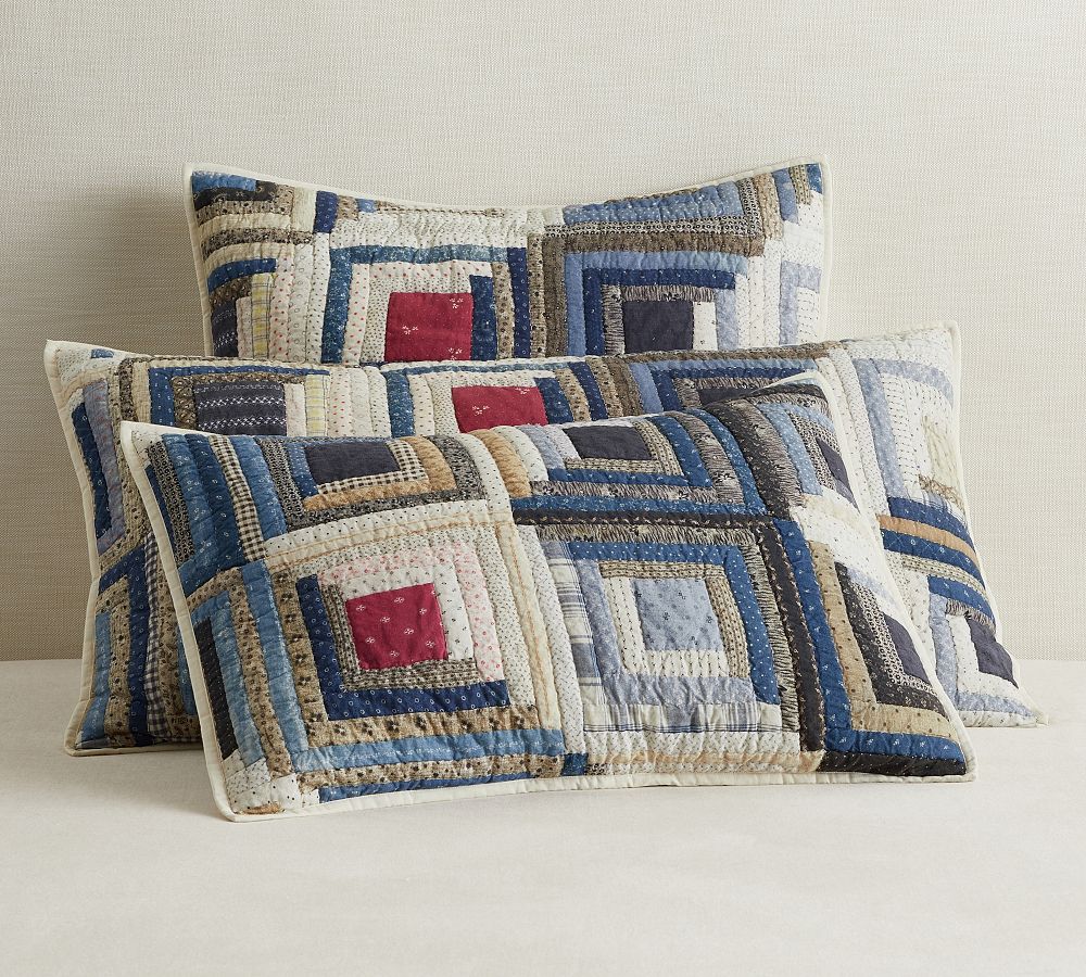 Lassen Handcrafted Quilted Sham by Pottery Barn