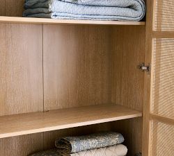 Modern Farmhouse Tall Storage Cabinet (44")