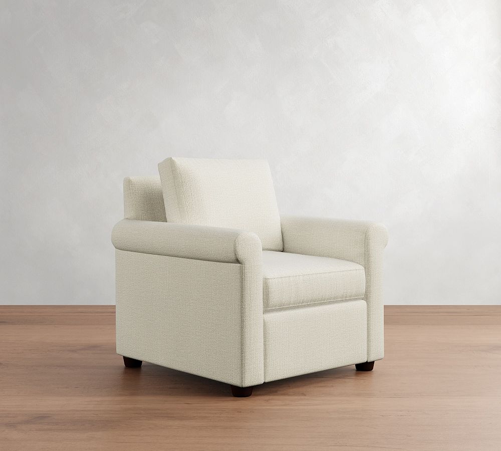 Cameron Modern Roll Arm Chair by Pottery Barn