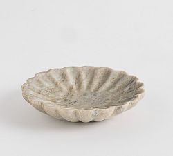 Scallop Marble Tray