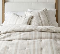 Hawthorn Stripe Cotton Comforter Sham