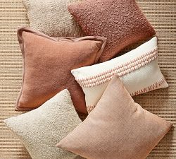 Textured Woven Pillow Cover