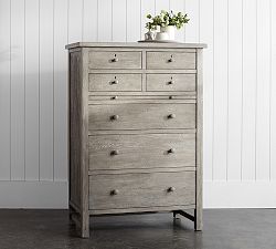 Farmhouse 7-Drawer Tall Dresser (38.5")