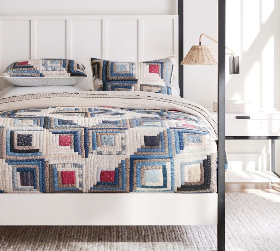 Lassen Handcrafted Quilt by Pottery Barn