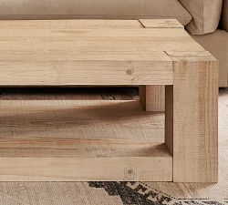 Rockport Rectangular Reclaimed Wood Coffee Table (66")