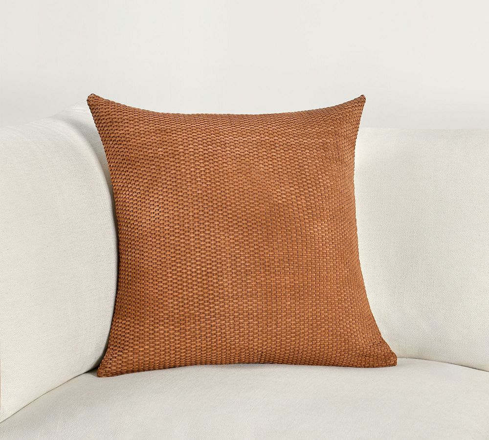 Floris Suede Pillow Cover by Pottery Barn