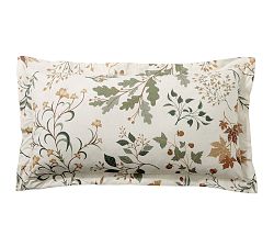 Open Box: Autumn Botanical Percale Sham, King, Set of 2 - Multi