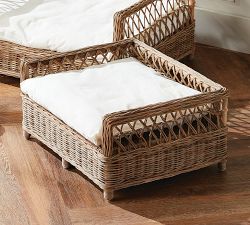 Charlotte Rattan Pet Bed