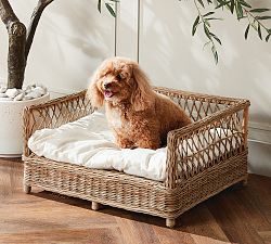 Charlotte Rattan Pet Bed