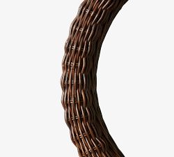 Hand-Braided Roseau Rattan Mirror