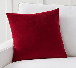 Open Box: Everywhere Velvet Pillow Cover (20") - Cardinal
