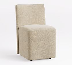 Open Box: Royce Upholstered Desk Chair - Performance Boucle Oatmeal