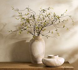 Faux Turning Curly Willow Branch