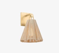 Kylie Abaca Rope Sconce (10")