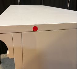 Open Box: Aubrey Modular Media Hutch (36"W x 48"H) - Dutch White