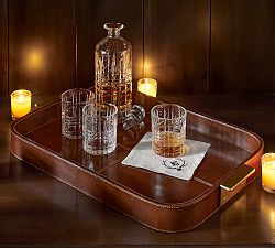 Leather Bar Tray