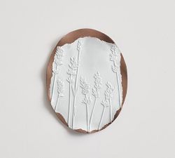 Earthenware Botanical Wall Plate