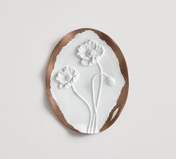 Earthenware Botanical Wall Plate