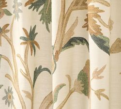 Lydia Palampore Embroidered Curtain