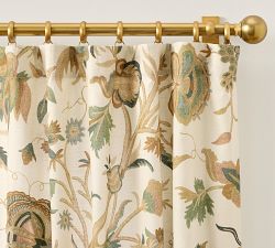 Lydia Palampore Embroidered Curtain