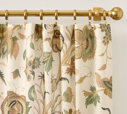 Lydia Palampore Embroidered Curtain