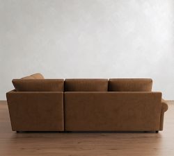 Bellevue Leather 3-Piece Sectional (118")