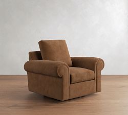 Bellevue Leather Swivel Chair