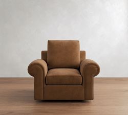 Bellevue Leather Swivel Chair