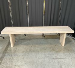 Open Box: Cayman Dining Bench (70") - Biscotti