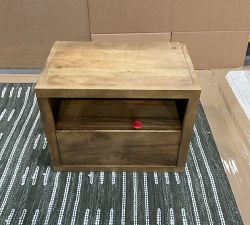 Open Box: Cayman Nightstand without Glass Top (27") - Heirloom Wheat