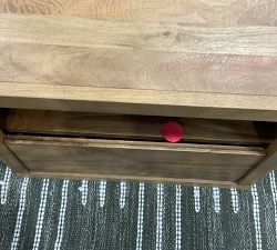 Open Box: Cayman Nightstand without Glass Top (27") - Heirloom Wheat