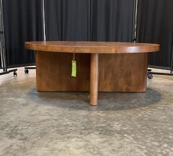 Open Box: Cayman Round Nesting Coffee Table (40'' Diam.) - Antique Umber