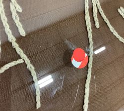 Open Box: Embroidered Horse Framed Wall Art