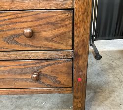 Open Box: Farmhouse 4-Drawer Nightstand (28.5") - Sienna Brown