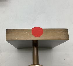 Open Box: Frances Alabaster Double Tube Sconce (22") - Tumbled Brass