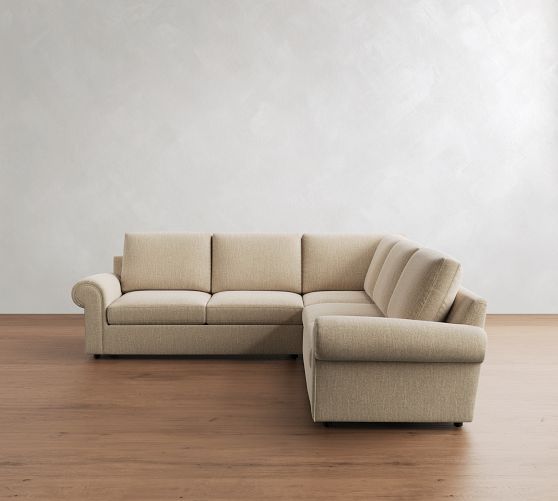 Bellevue 3-Piece L-Shaped Sectional (116") by Pottery Barn