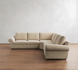 Bellevue 3-Piece L-Shaped Wedge Sectional (126")