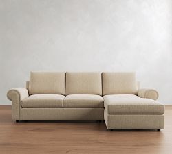 Bellevue Chaise Sectional (118"&ndash;126")