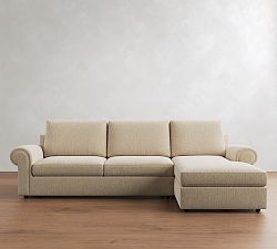 Bellevue Chaise Sectional (118"&ndash;126")