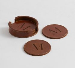 Leather Coasters - Set of 4