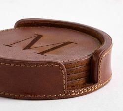 Leather Coasters - Set of 4