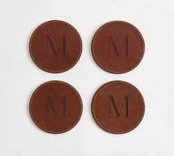 Leather Coasters - Set of 4