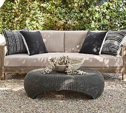 Encinitas Wicker Outdoor Coffee Table (50")