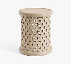 Open Box: Bodega Round Side Table (17") - Sandwash