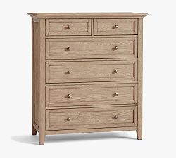 Open Box: Hudson 6-Drawer Tall Dresser (42") - Seadrift, Antique Bronze Knobs