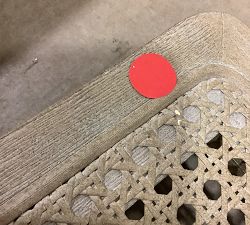 Open Box: Monty Cane Counter Stool (26") -Seadrift